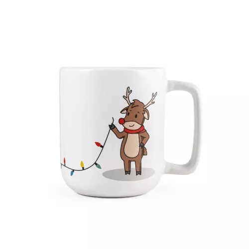 REINDEER. Bögre karácsonyi mintával 330 ml