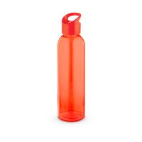 PORTIS GLASS. Üvegpalack PP kupakkal 500 ml Piros