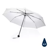 20,5"-es Impact AWARE™ RPET mini esernyő 190T Fehér