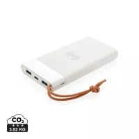 Aria 8000 mAh powerbank 5W-os vezeték nélküli töltéssel