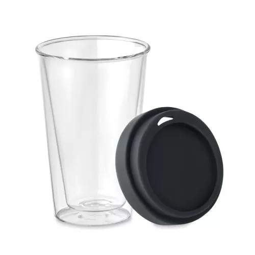 BIELO TUMBLER Hőálló üveg pohár, 350 ml