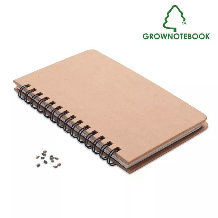 GROWNOTEBOOK-A5-vonalas-fenyo-jegyzetfuzet-bezs__625151