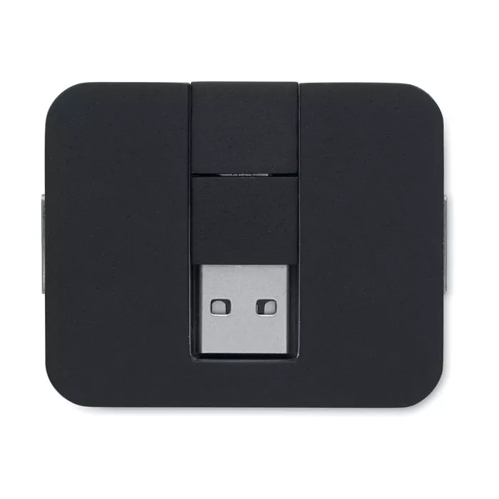 SQUARE-C-4-portos-USB-hub-fekete__653565