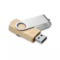  Techmate bambusz USB 16GB      MO6898-40