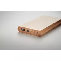 ARENA C 6000 mAh bambusz powerbank