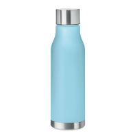 GLACIER RPET RPET palack, 600 ml Atlatszo vilagoskek