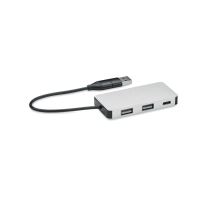 HUB-C 3 portos USB hub, 20 cm kábel 