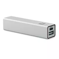 POWERALUC 2600 mAh powerbank akkumulátor vilagos szurke