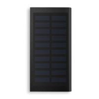 SOLAR POWERFLAT 8000 mAh napelemes powerbank Fekete