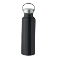 ALBO Újrah. alumínium palack 500 ml Fekete