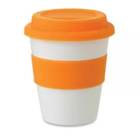 ASTORIA PP pohár szilikon fedél 350 ml Narancssárga