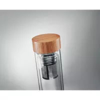 BATUMI GLASS Duplafalú üveg palack, 400 ml