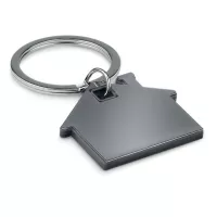 IMBA Ház alakú műanyag kulcstartó Fekete