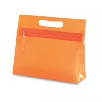 MOONLIGHT Átlátszó kozmetikai táska Narancssárga