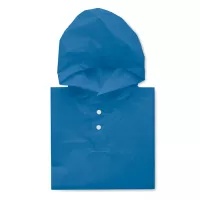 PONCHIE PEVA gyerek kapucnis esőkabát közép kék