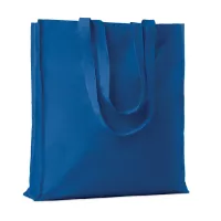 PORTOBELLO Pamut bevásárlótáska, 140 g közép kék