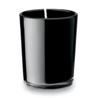 SELIGHT Kis gyertya üveg tartóban Fekete
