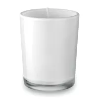 SELIGHT Kis gyertya üveg tartóban Fehér