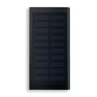 SOLAR POWERFLAT 8000 mAh napelemes powerbank Fekete