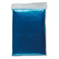 SPRINKLE Műanyag kapucnis esőponcsó Kék