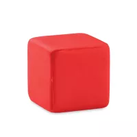 SQUARAX Kocka alakú stresszoldó játék Piros