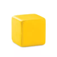SQUARAX Kocka alakú stresszoldó játék Sárga