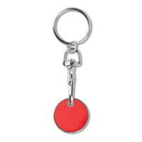 TOKENRING Érmés kulcstartó (EUR) Piros