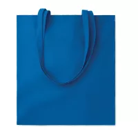 TURA COLOUR Biopamut bevásárlótáska, 180 g közép kék