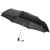 Alex 21.5"-es összecsukható automata esernyő Fekete