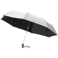 Alex 21.5"-es összecsukható automata esernyő Szürke