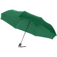 Alex 21.5"-es összecsukható automata esernyő Zöld