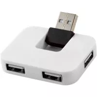 Gaia 4 portos USB elosztó Fehér