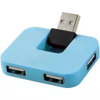 Gaia 4 portos USB elosztó Kék