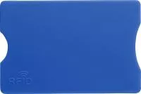 Kártyatartó RFID védelemmel, műanyag Kék