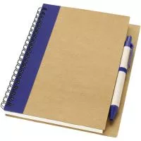 Priestly újrahasznosított jegyzetfüzet tollal Kék
