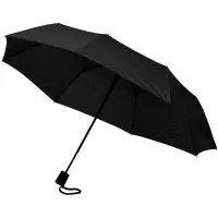 Wali 21"-es összecsukható esernyő Fekete