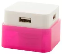 Dix USB elosztó Rózsaszín