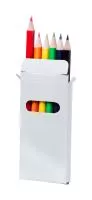 Garten 6 db-os színes ceruza készlet Fehér