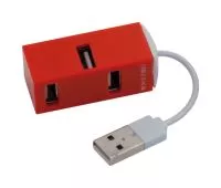 Geby USB hub Piros