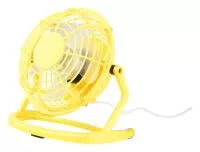 Miclox asztali mini ventilátor Sárga