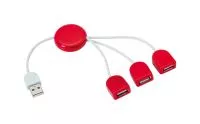 POD USB elosztó Piros