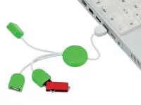 POD USB elosztó Zöld