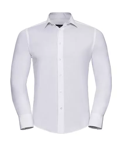 Fitted Long Sleeve Stretch Shirt