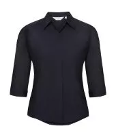 3/4 sleeve Poplin Shirt French Navy