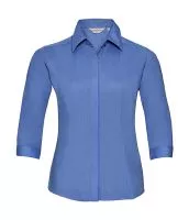 3/4 sleeve Poplin Shirt Corporate Blue