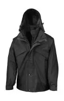 3-in-1 Jacket with Fleece Black
