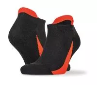 3-Pack Sneaker Socks Black/Red