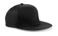 5 Panel Snapback Rapper Cap Black