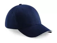 Athleisure 6 Panel Cap French Navy/White