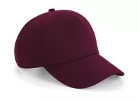 Authentic 5 Panel Cap Burgundy